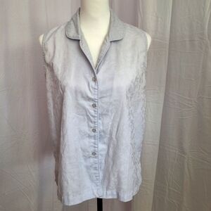 Collette by MISS ELAINE Sleeveless Blouse M